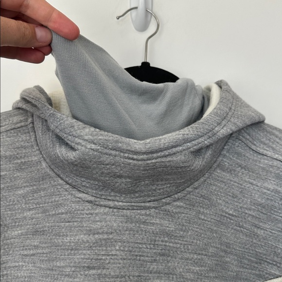 Free People Movement Feel the Heat Merino Hoodie Pullover Heather Grey Combo xl - Picture 4 of 9